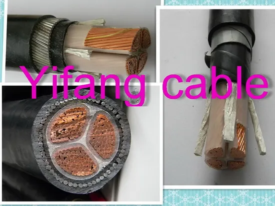 0.6/1kv Cable Cu/XLPE/Swa/PVC 4X16, 4X35, 4X50, 4X70, 4X95, 4X120, 4X150, 4X185, 4X240, 4X300mm2