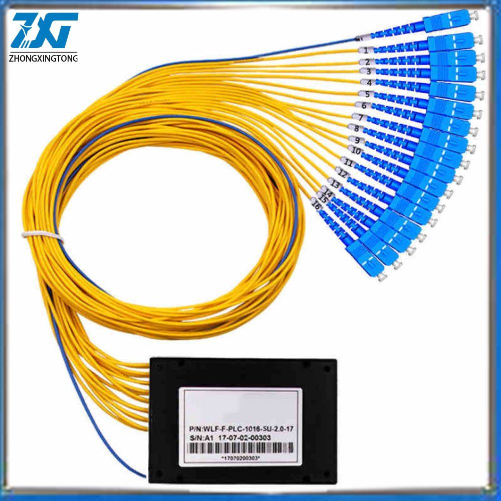 1/8 FTTH Fiber Optic Splitter Cable Branching Device Single Mode FC/Upc Interface Telecom PLC Cassette
