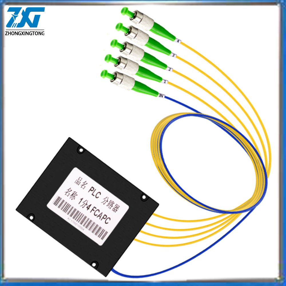 1/8 FTTH Fiber Optic Splitter Cable Branching Device Single Mode FC/Upc Interface Telecom PLC Cassette