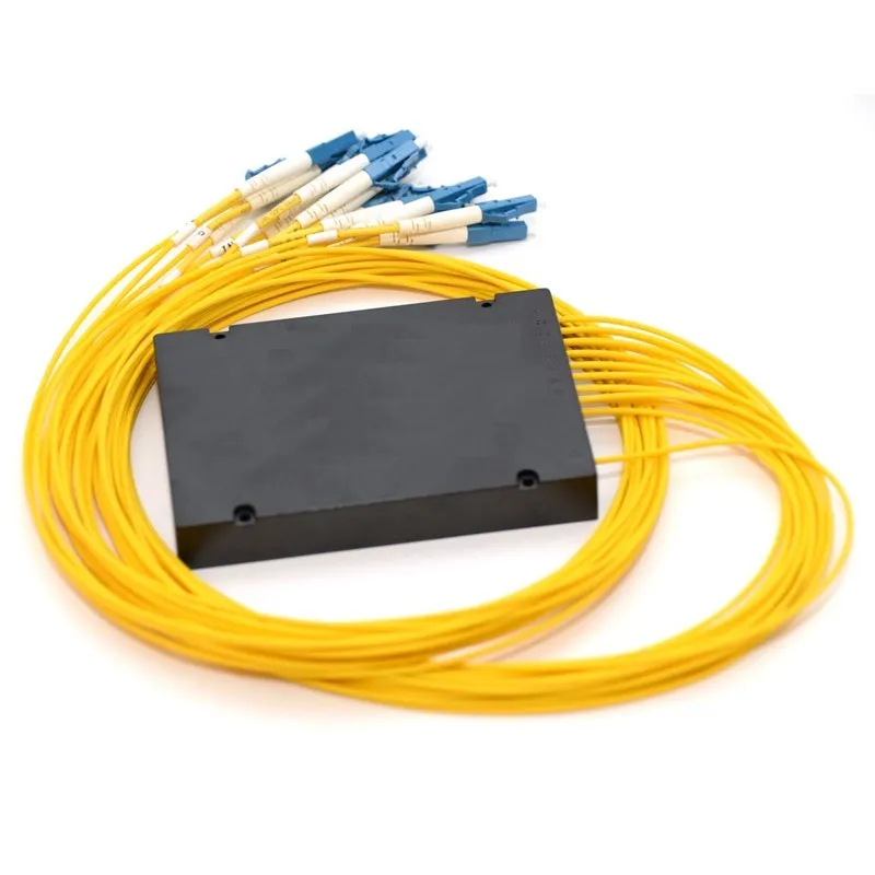 1xn 2xn Packaged ABS Plastic Box Fiber Optic PLC Splitter