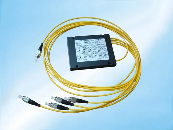 1xn 2xn Packaged ABS Plastic Box Fiber Optic PLC Splitter