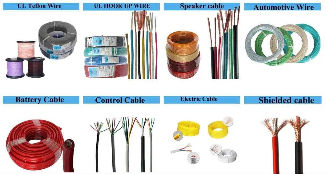 2*0.8mm2 Bare Copper/Tinned Copper Red or OEM Colors Fire Alarm Cable Wire with PVC Insulation