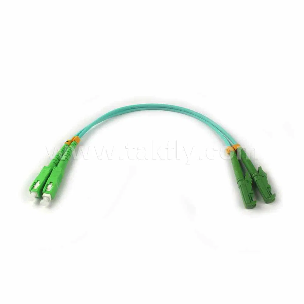 2.0mm Sc-LC Single Mode G652D Duplex Fiber Optical Fiber Jumper Cable