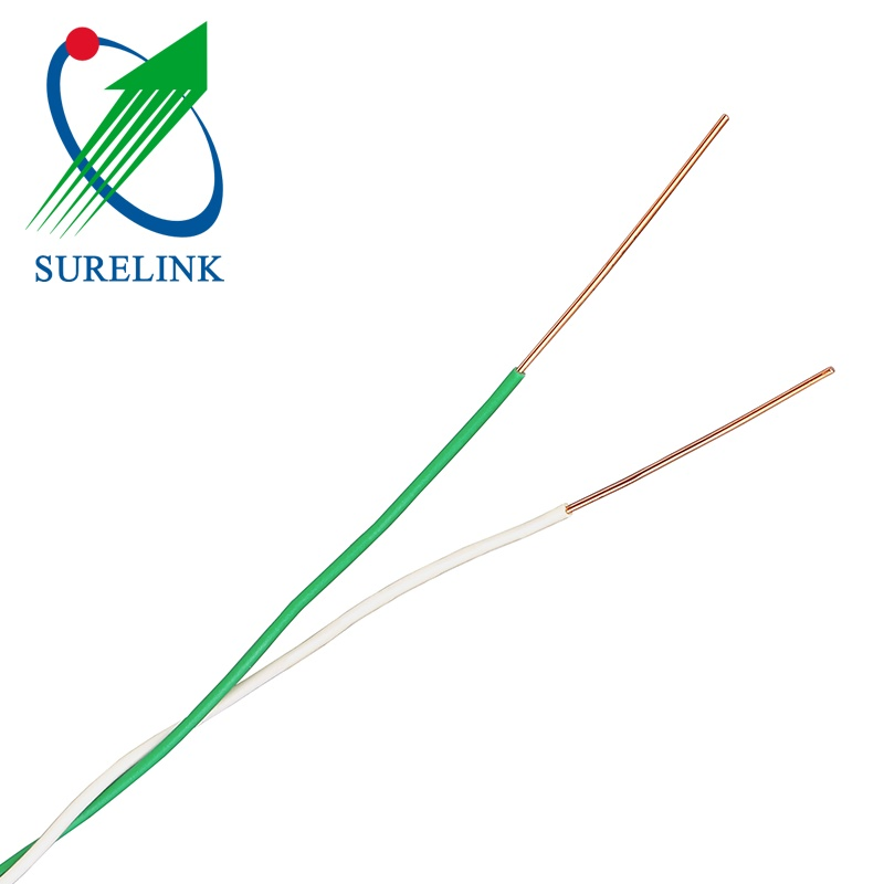 2 Core Indoor Unshield Drop Cable Telephone Cable