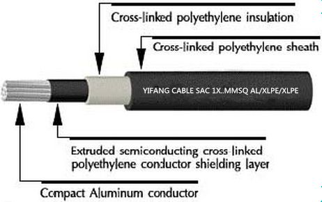 22 Kv XLPE Power Spaced Aerial Cable