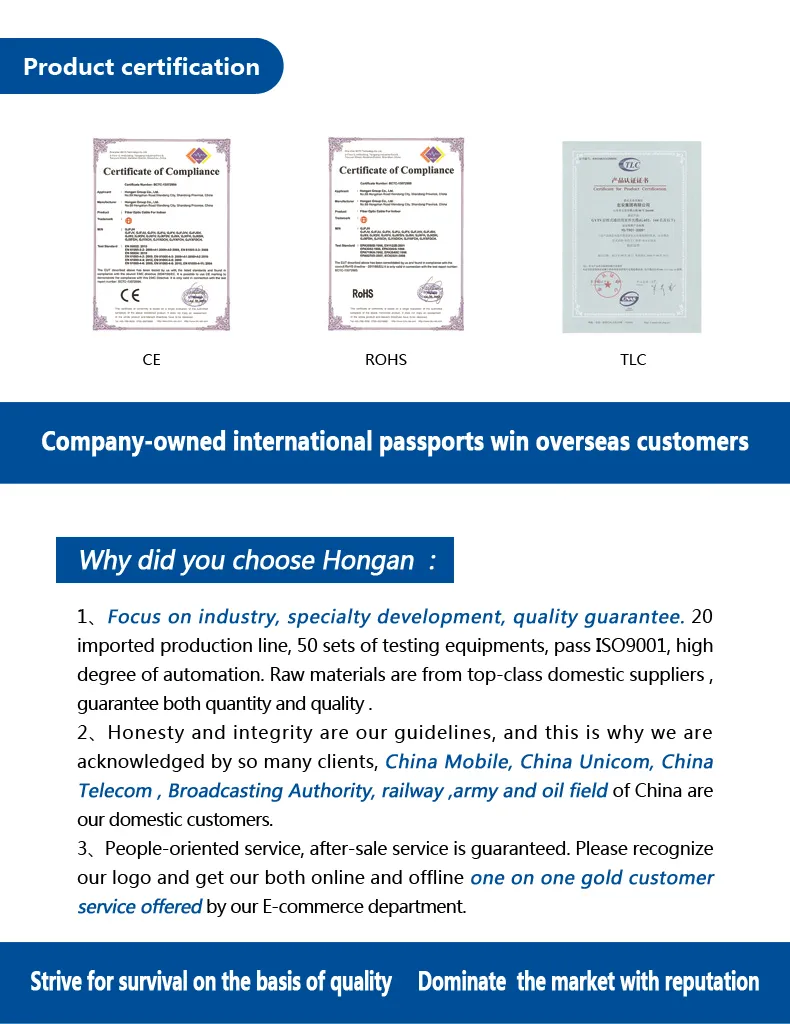 24 Core Outdoor Fiber Ribbon Cable for Communication Gydxtw