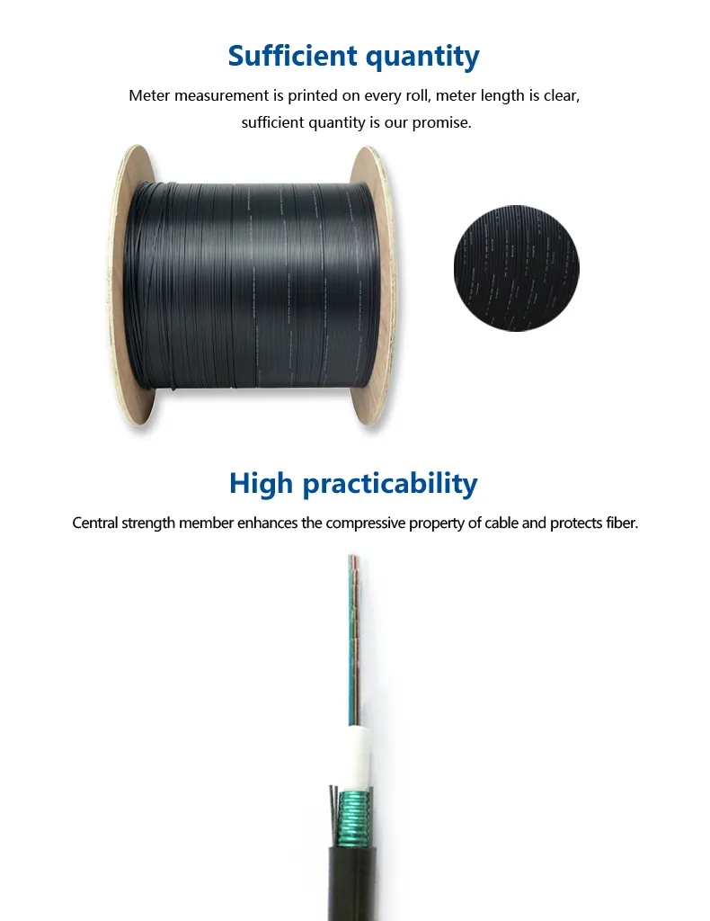 24 Core Outdoor Fiber Ribbon Cable for Communication Gydxtw