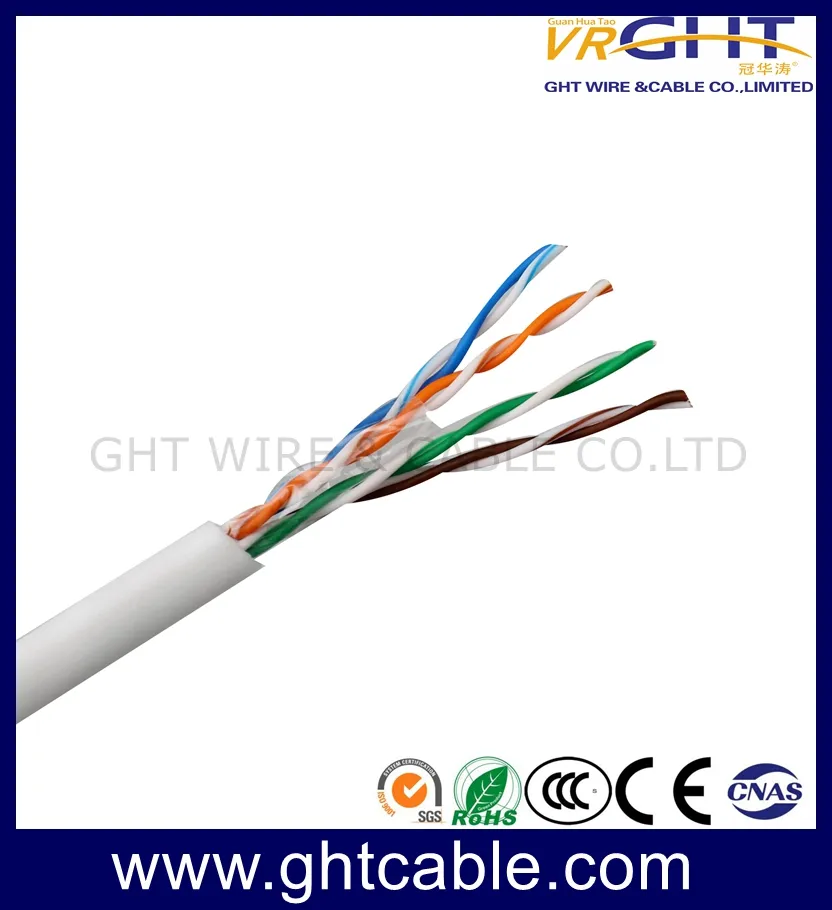 26AWG Bc Indoor UTP Cat5e Cable