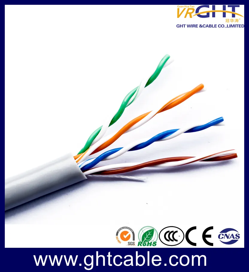 26AWG Bc Indoor UTP Cat5e Cable