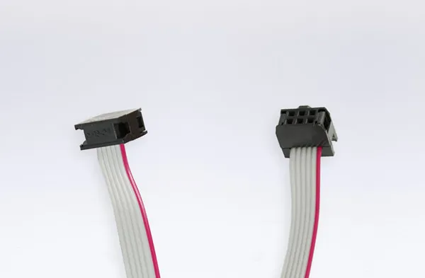 2PCS 2mm Pitch 2X3 Pin 6 Pin 6 Wire IDC Flat Ribbon Cable Length 30cm