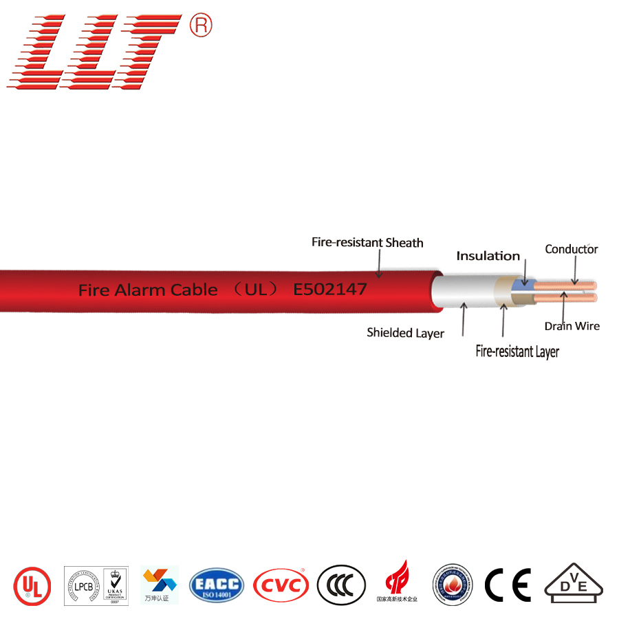3-Core UL Listed Fplr Fire Alarm Cable