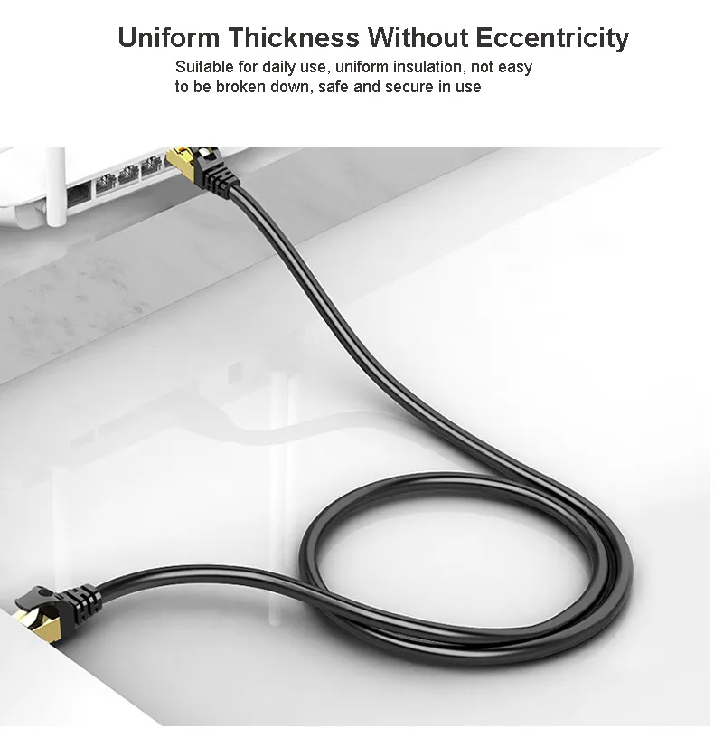 305m Engineering Double-Shielded Anti-Interference 60 Thousand Megabytes Network Cable CAT6A