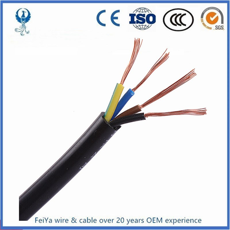 450/750V 4X6mm2 318-Trs / H05rr-F BS En 50525 -2-21 Cable Flexible Rubber Cable Price