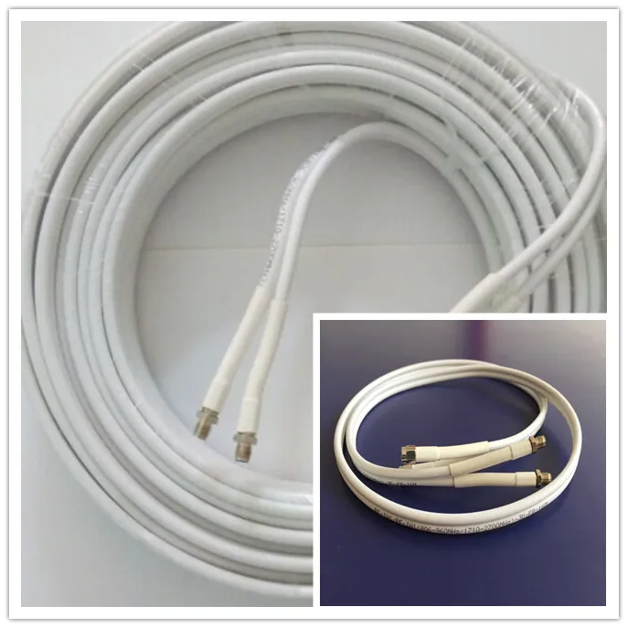 50 Ohm 3D-FB Coaxial Twin Cable Dual Cable for Antenna