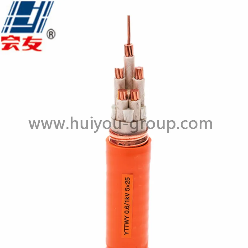 500V 2 Cores Mineral Insulated Fire Resistant Cable Suitable for Oil, Gas and Petroleum Industries, Airports, Emergency Lighting Systems and Fire Alarm Systems