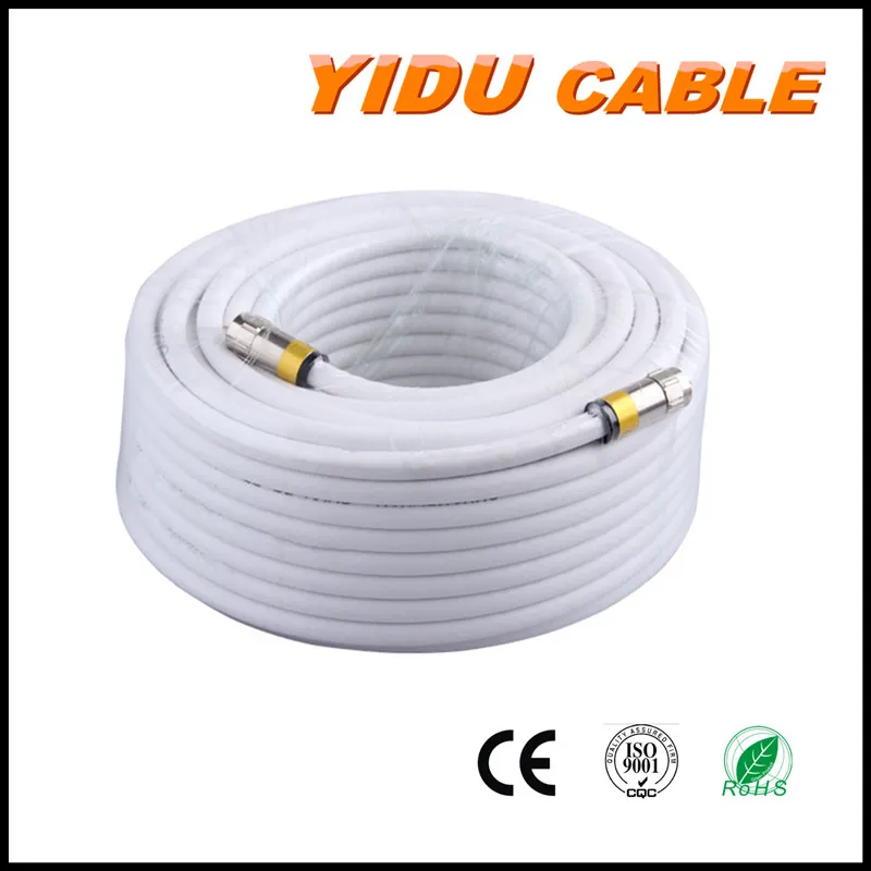 5m 10m 20m 50m 100m Satellite CATV Coaxial Cable RG6 Coaxial Cable with Connector