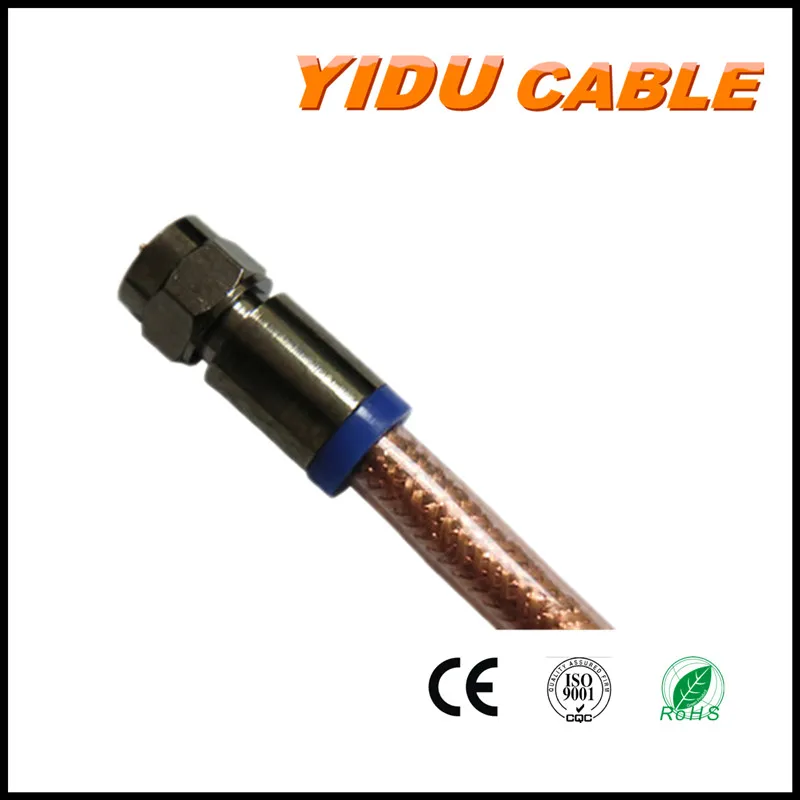 5m 10m 20m 50m 100m Satellite CATV Coaxial Cable RG6 Coaxial Cable with Connector