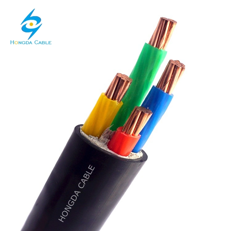 600V 4X25mm 4X50mm 4X95mm 4X120mm PVC Power Cable Nyy