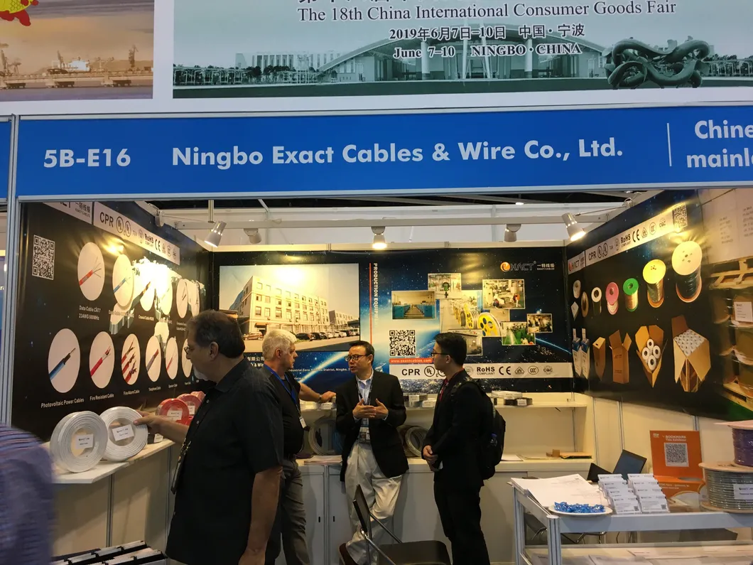 6x0.22mm2 Shielded Stranded CCA conductor LSF Insulation and Jacket CPR Eca Alarm Cable