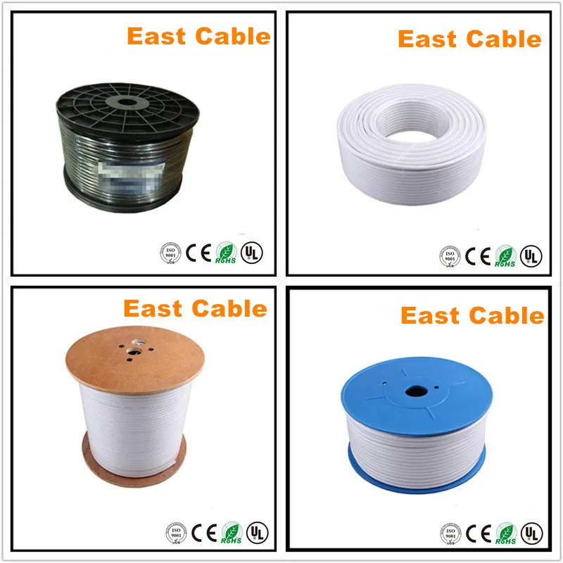 75ohms CATV Quad Shield RG6 (CE, RoHS, CPR) Coaxial Cable