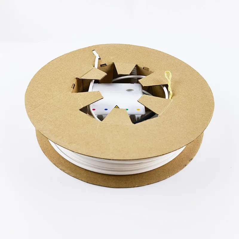 Abalone Indoor Use Fibre Optic Cable Patch Cord Jumper with Oto (Optical Telecommunication Outlet) Box 20-50m White