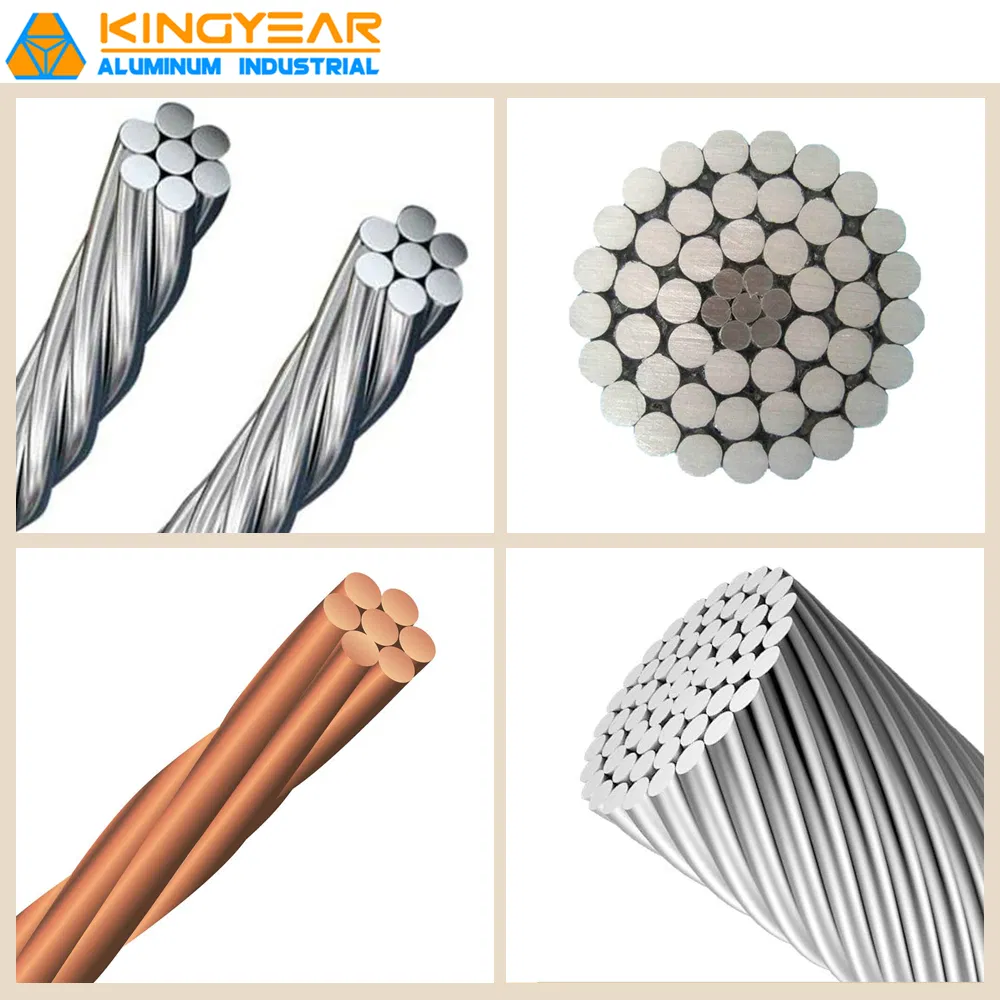 ACSR Conductor Aluminum Conductor Steel Reinforced IEC 61089 Stranded Bare Conductor for Overhead Transmission Lines