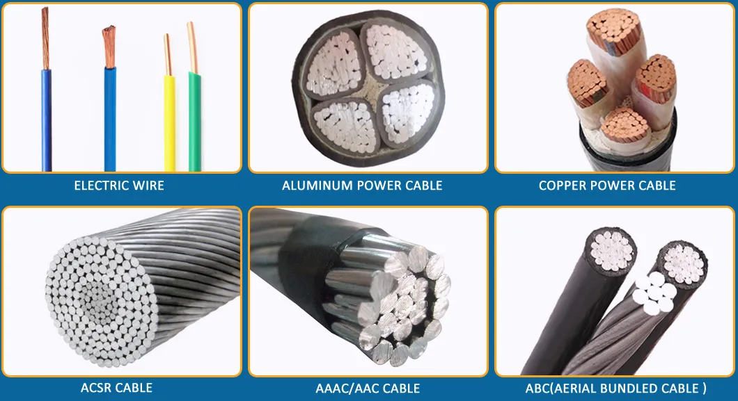 ACSR Conductor Aluminum Conductor Steel Reinforced IEC 61089 Stranded Bare Conductor for Overhead Transmission Lines