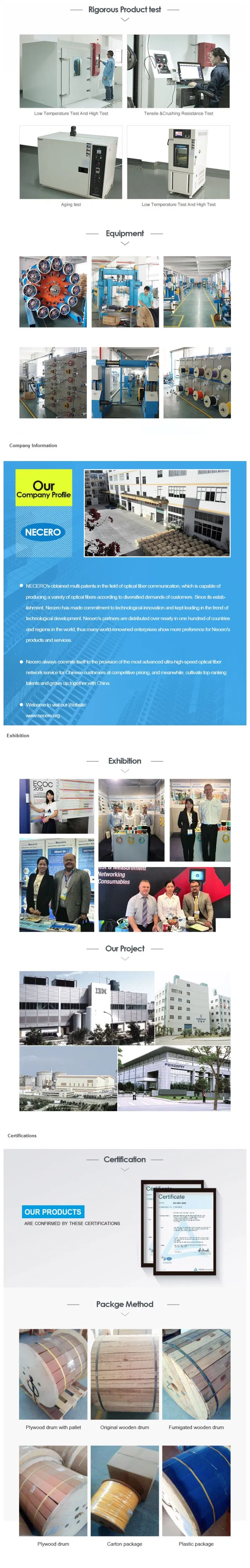 ADSS All Dielectric Self-Supporting Loose Tube 12c 8 Core Singlemode Aramid Yarns Fiber Optic Cable GYXTW Fiber Cable