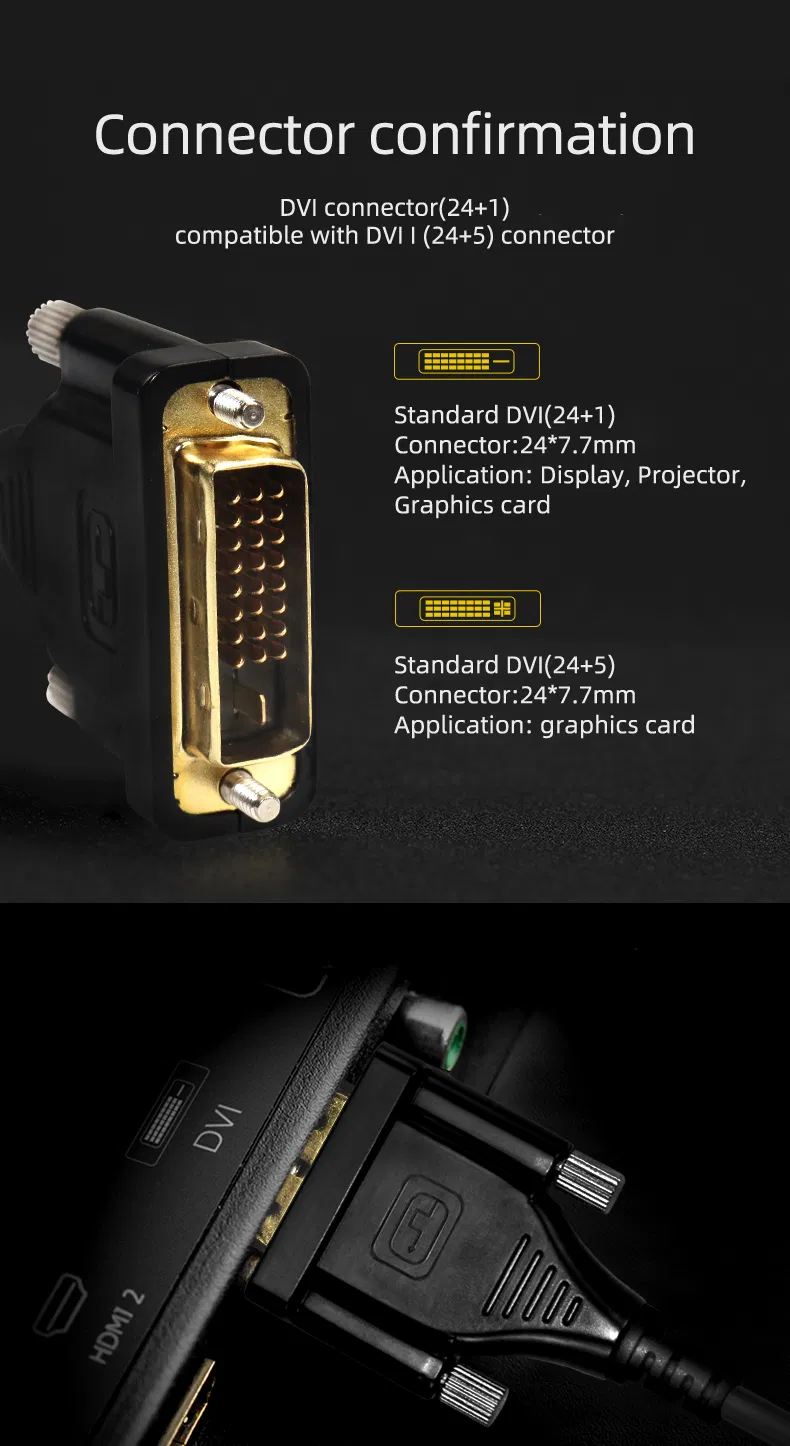 Aoc Micro HDMI to DVI Adapter Fiber Cable Installation Into Tube Home Theatre HDMI to DVI Fiber Optic Cable
