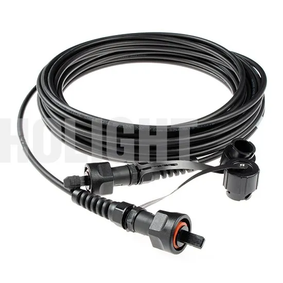 Armoured 24fibers Odva MPO-Odva MPO Om4 7.0mm Patch Cable