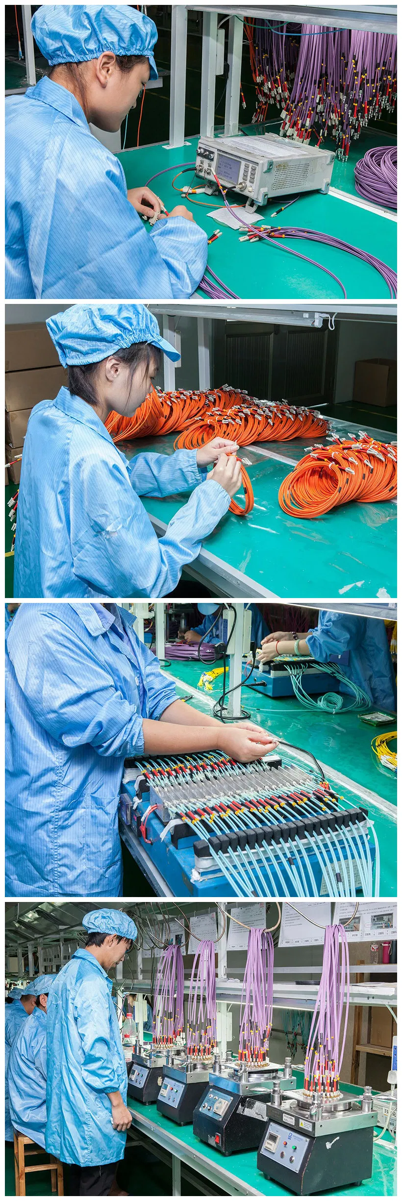 Armoured 24fibers Odva MPO-Odva MPO Om4 7.0mm Patch Cable