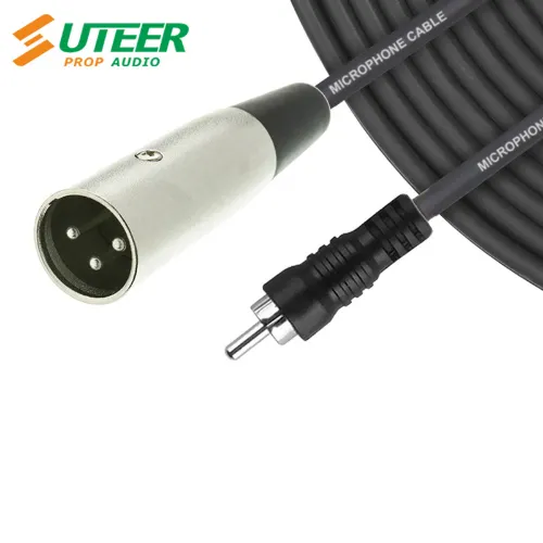 Basic Series XLR Male to RCA Male Audio DJ Cable