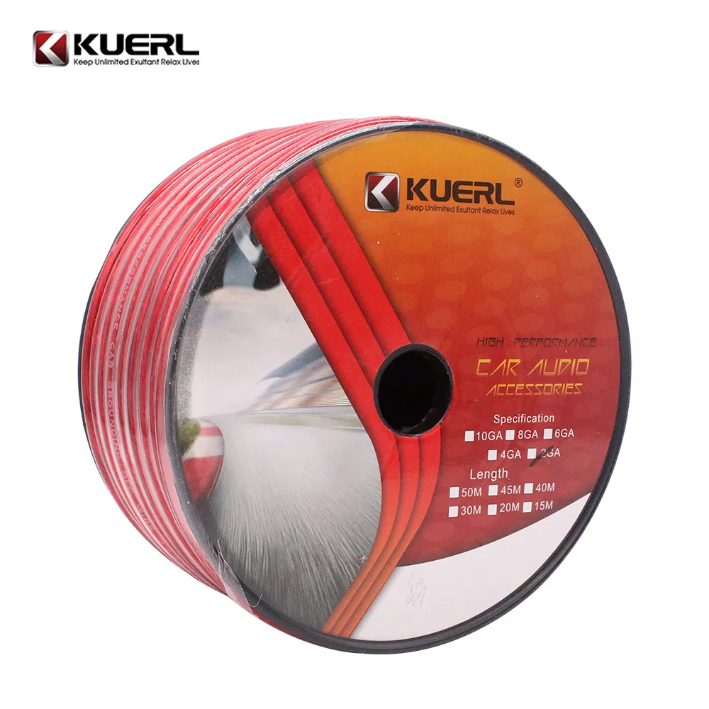 Best Selling New Product 2ga /4ga Copper Clad Aluminum Core Car Audio Amplifier Power Cables