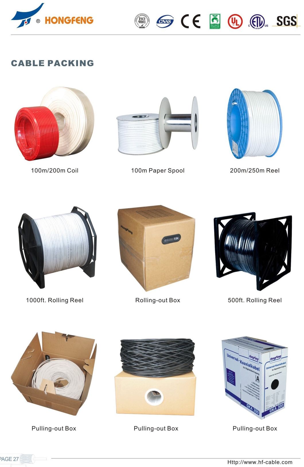 CAT6 Aerial Outdoor Cable, CAT6 with Messenger Cmx Cable