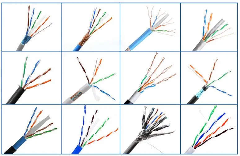 CAT6 FTP Network Cable with 23AWG, Copper or CCA Conductor