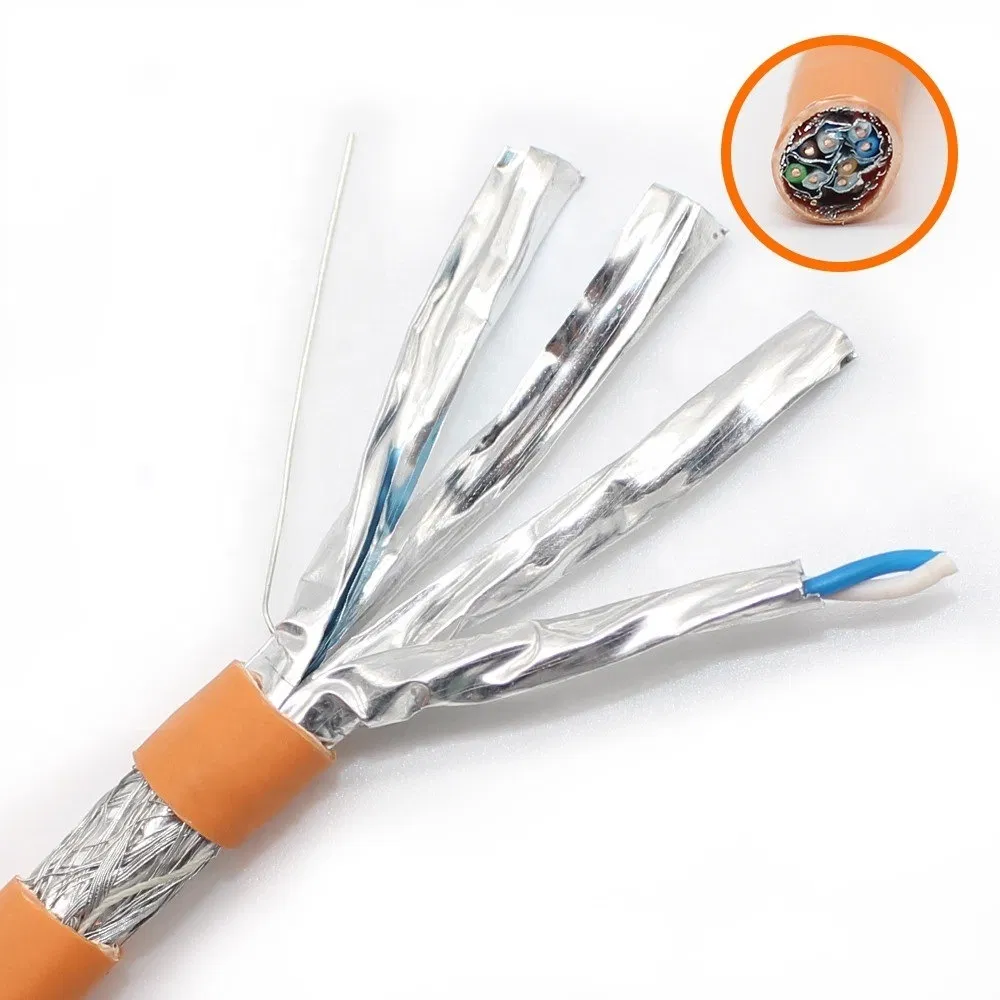 Cat7 SFTP Shielded LAN Cat7a 1200MHz 22AWG 23AWG 1000MHz LSZH CAT6A Uftp Fftp Futp CPR Bc CCA CCS Network Cat 6A 7 7A Cable