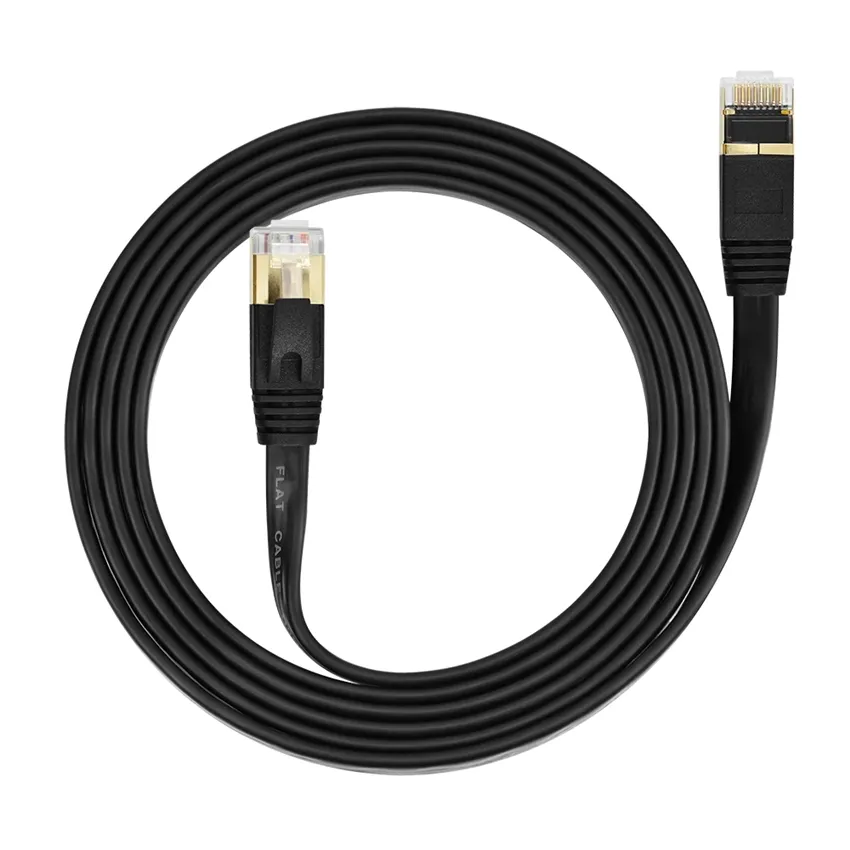 Ce RoHS Computer Networks Flat Cat7 Communication Ethernet 0.5m 1m UTP Cable Patch Cord