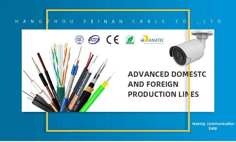 Communication RG6 Coaxial Cable for Indoor CATV / CCTV Systems