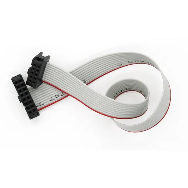 Double Type 10pin to 10pin IDC Connector Flat Ribbon Cable Female