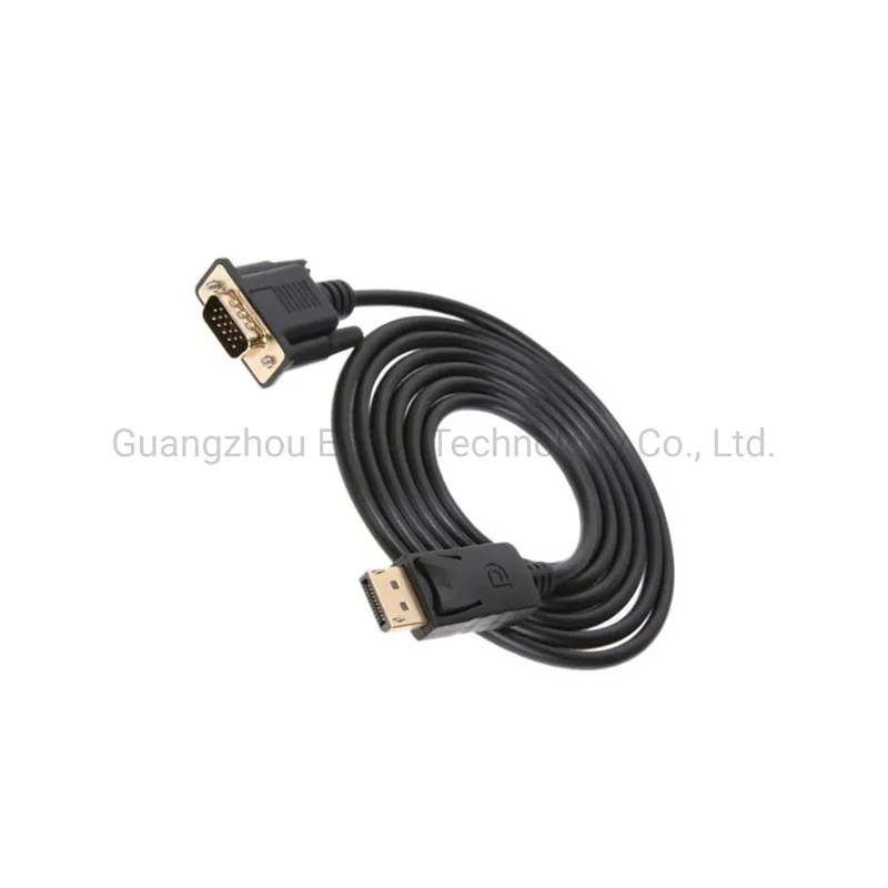Dp Displayport to DVI Cable 6FT 1.8m Nickel-Plated Dp Male to DVI-D 24+1 Male