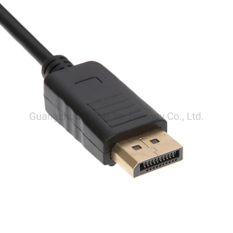 Dp Displayport to DVI Cable 6FT 1.8m Nickel-Plated Dp Male to DVI-D 24+1 Male