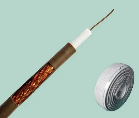 Dual RG6 Coaxial Cable with Messenger (SH-Dual RG6+Messenger)
