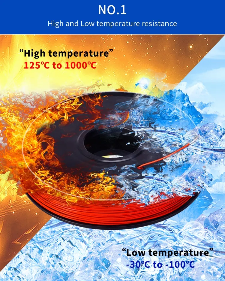 Electrical Flexible Wire PFA Coated Tinned Copper Wire 300V 200c for Heat System