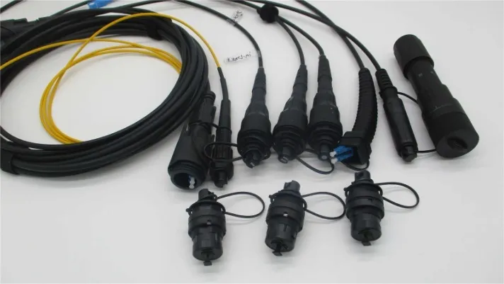 Ftta Outdoor LC Duplex Waterproof Connector Fiber Optical Jumper Cable Patchcord with Nsn Boot/Odva/Odlc/Fullaxs Connector