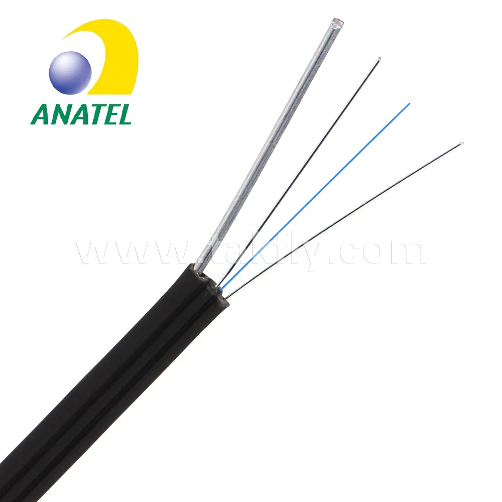 FTTH Drop Cable 1 Core Sm G657A2 Fiber Cable Anatel