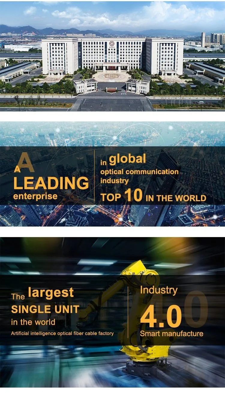 GYTA33 Direct Burial/Underwater Communication Cable Stranded Loose Tube Single Mode Steel Wire Armored Cable