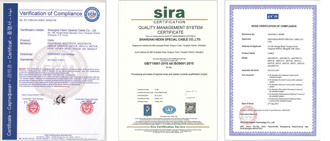 H05VV5-F Cores 4*0.5 mm2 Rvv Stranded Copper Cable PVC Power Cable Connection Cables