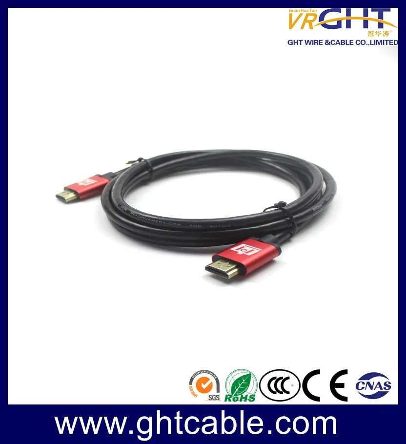 High Quality 19+1 2.0V HDMI Cable Gold Plated Connnector D027