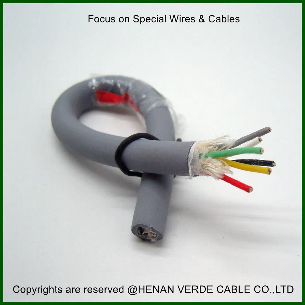 High Temperature Resistant Wire Paf PTFE Insulated Twisted Pair Super Flexible TPE Cable