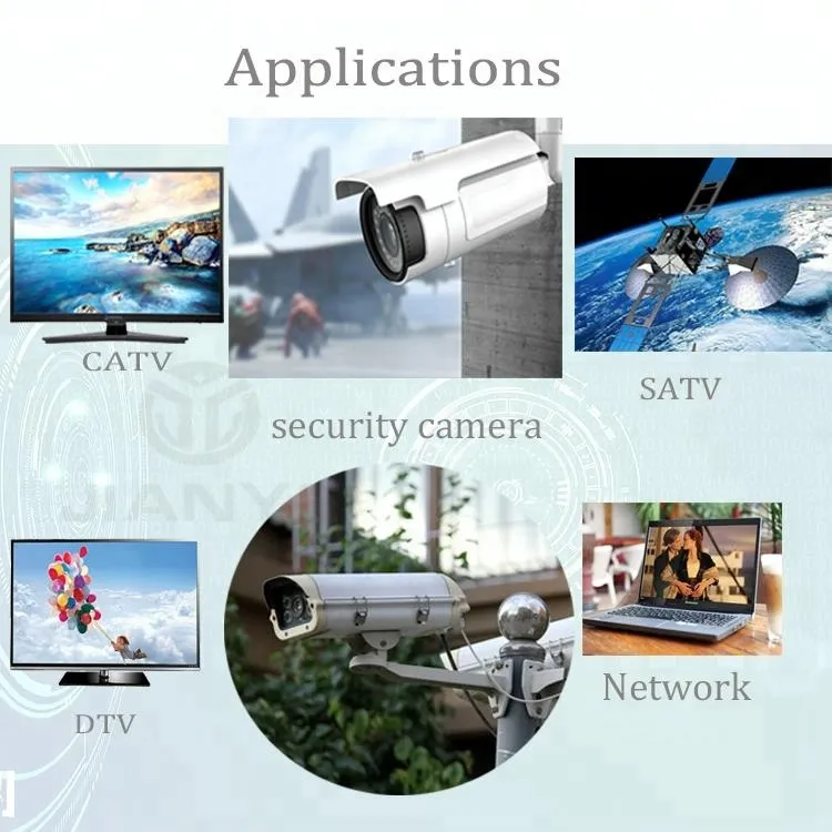 High Transmission 305m Rg59 with Power Coaxial Communication Cable for CCTV Camera Siamese